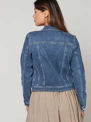 Mid Blue Fuller Bust Denim Jacket - Image 3 of 7