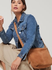 Mid Blue Fuller Bust Denim Jacket - Image 4 of 7