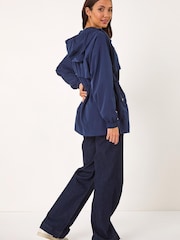 Roman Blue Shower Resistant Rain Jacket - Image 3 of 5