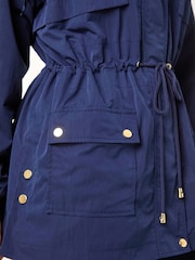 Roman Blue Shower Resistant Rain Jacket - Image 5 of 5