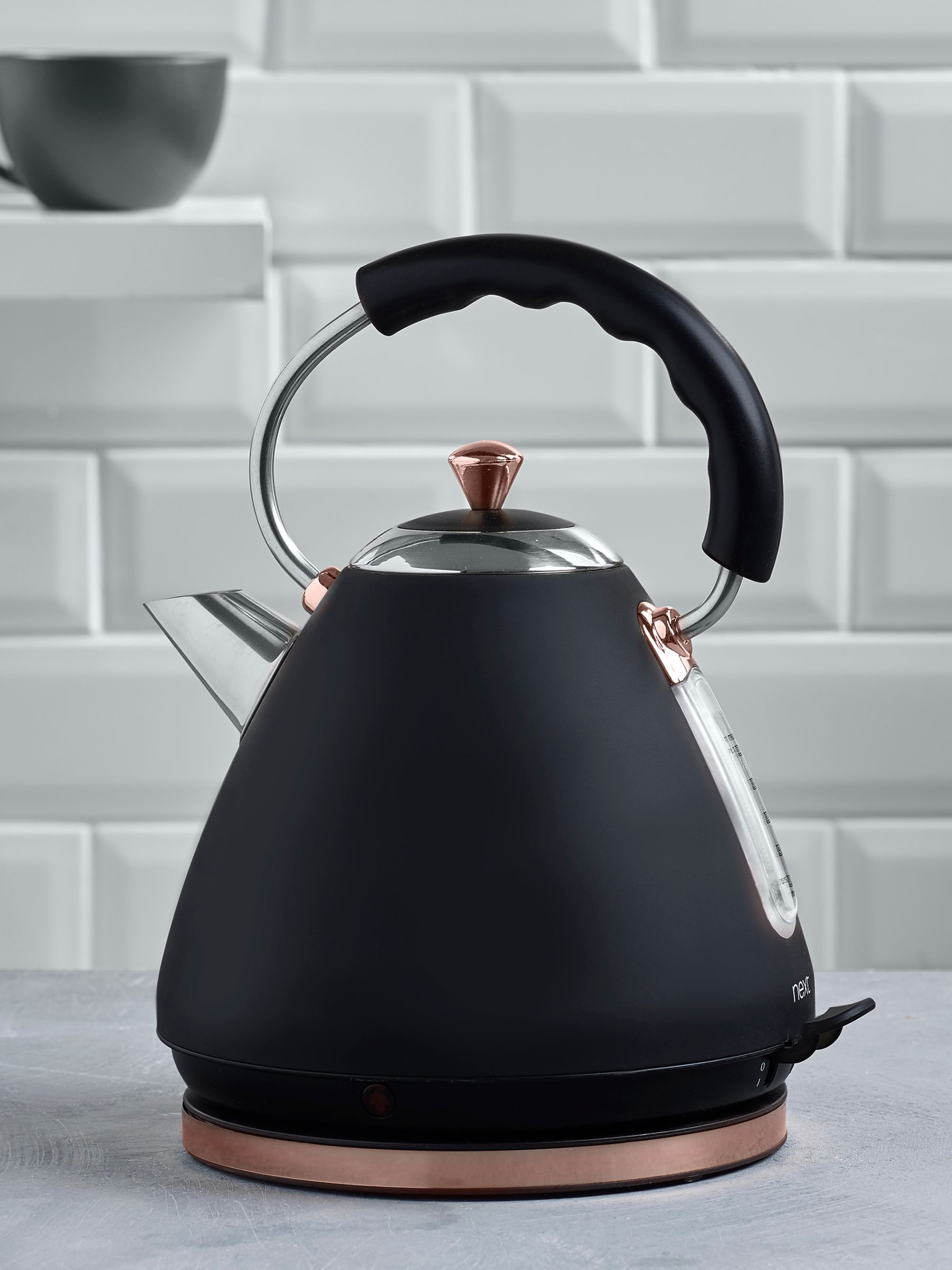 Buy Black Copper Pyramid Kettle from the Next UK online shop
