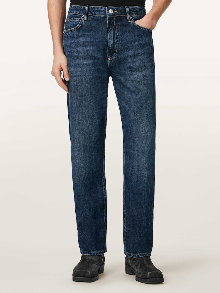 AllSaints Blue Reid Jeans - Image 1 of 8 AllSaints Blue Reid Jeans - Image 1 of 8