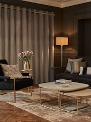 Natural Mink Matte Velvet Super Thermal Curtains - Image 2 of 7
