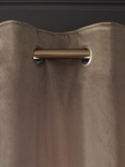 Natural Mink Matte Velvet Super Thermal Curtains - Image 6 of 7