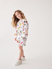 Baker by Ted Baker Floral White Sweater And Shorts Set - Image 2 of 10