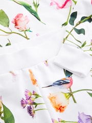 Baker by Ted Baker Floral White Sweater And Shorts Set - Image 9 of 10