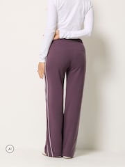 Long Tall Sally Purple Piped Wide Leg Joggers - Image 3 of 6
