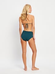ModiBodi Super Deep Teal Blue Period - Swimwear Hi Waist Bikini Briefs - Image 6 of 7