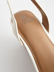 White Extra Wide Fit Forever Comfort® Double Strap Wedges - Image 8 of 8
