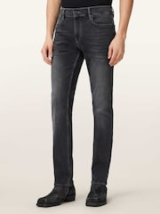 AllSaints Grey Sid Ultra Jeans - Image 1 of 8