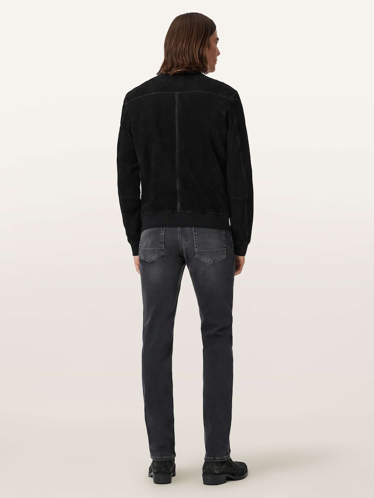 AllSaints Grey Sid Ultra Jeans - Image 2 of 8