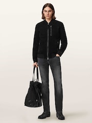 AllSaints Grey Sid Ultra Jeans - Image 3 of 8