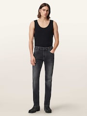 AllSaints Grey Sid Ultra Jeans - Image 6 of 8