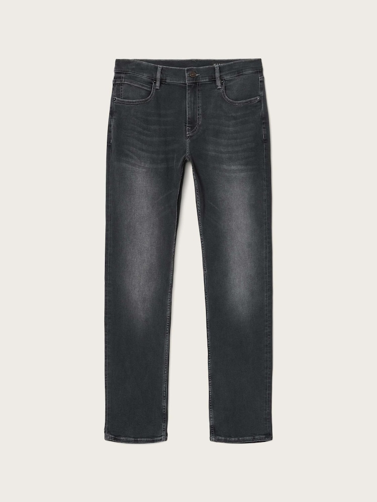AllSaints Grey Sid Ultra Jeans - Image 8 of 8