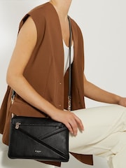 Dune London Black Dalliance Small Pocket Front Cross-Body Bag - Image 1 of 5
