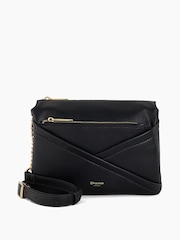 Dune London Black Dalliance Small Pocket Front Cross-Body Bag - Image 2 of 5