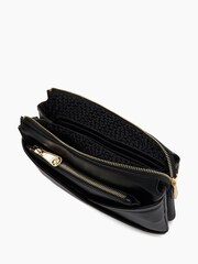 Dune London Black Dalliance Small Pocket Front Cross-Body Bag - Image 3 of 5