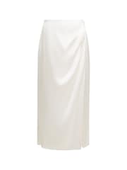 French Connection Inu Satin Midi Wrap Skirt - Image 4 of 4