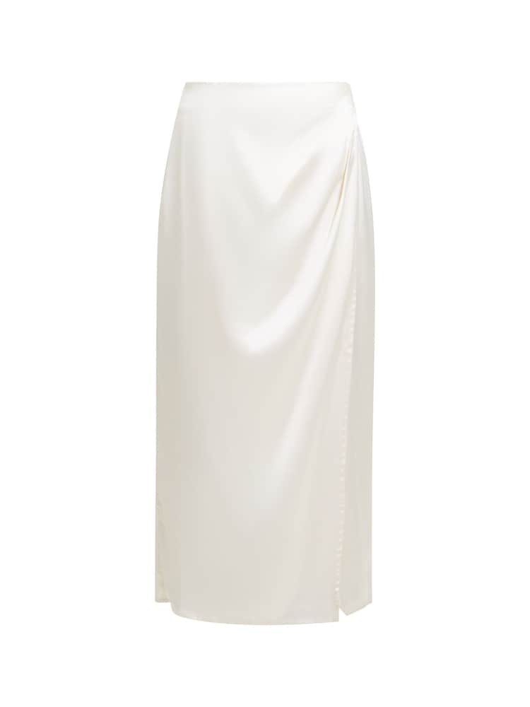 French Connection Inu Satin Midi Wrap Skirt - Image 4 of 4