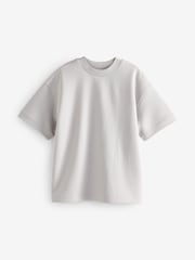 Grey Relaxed Fit Heavyweight T-Shirt (3-16yrs) - Image 1 of 3