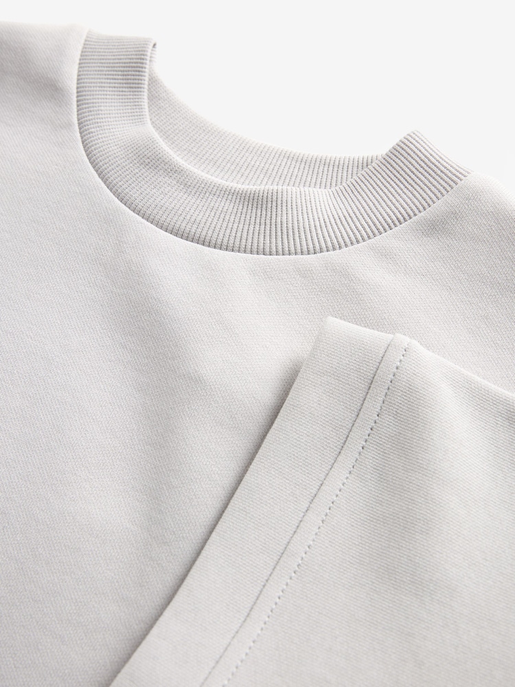 Grey Relaxed Fit Heavyweight T-Shirt (3-16yrs) - Image 3 of 3