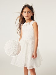 Baker by Ted Baker Ivory Lace Occasion Dress - Image 1 of 11