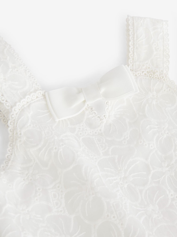 Baker by Ted Baker Ivory Lace Occasion Dress - Image 11 of 11