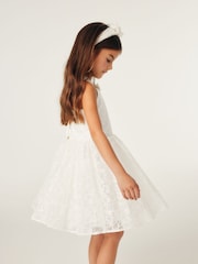Baker by Ted Baker Ivory Lace Occasion Dress - Image 4 of 11
