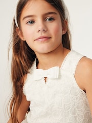 Baker by Ted Baker Ivory Lace Occasion Dress - Image 7 of 11