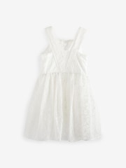 Baker by Ted Baker Ivory Lace Occasion Dress - Image 9 of 11