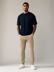 Stone Skinny Fit Stretch Chino Trousers - Image 2 of 9