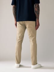 Stone Skinny Fit Stretch Chino Trousers - Image 4 of 9