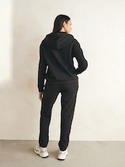 Emporio Armani EA7 Logo Series Hoodie Black Tracksuit - Image 2 of 8