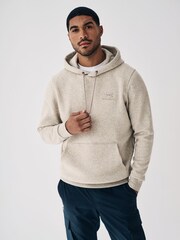 Under Armour Beige Under Armour Beige Icon Fleece Hoodie - Image 1 of 6