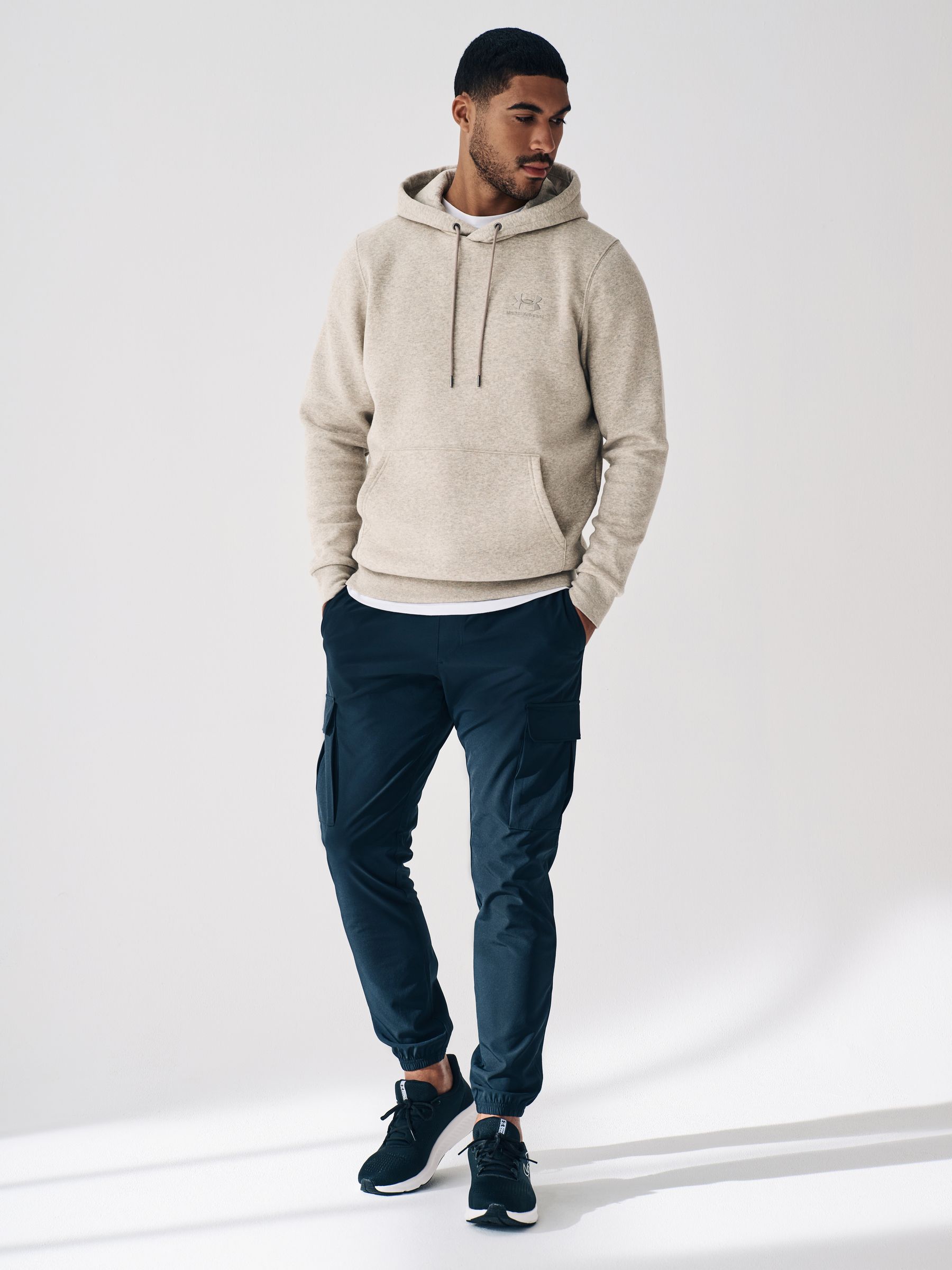 Under armour hoodie fashion beige online