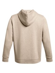 Under Armour Beige Under Armour Beige Icon Fleece Hoodie - Image 6 of 6