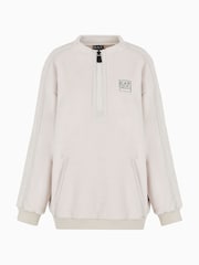 Emporio Armani EA7 Cream Contemporary Teddy Borg Fleece - Image 1 of 3