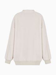 Emporio Armani EA7 Cream Contemporary Teddy Borg Fleece - Image 2 of 3