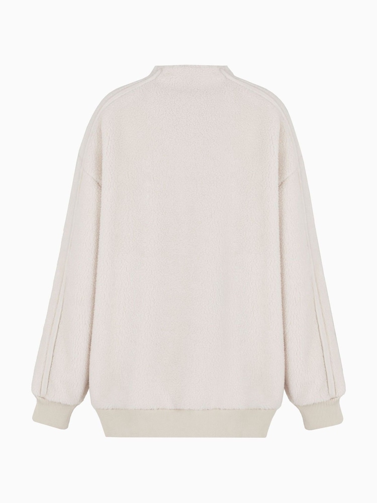 Emporio Armani EA7 Cream Contemporary Teddy Borg Fleece - Image 2 of 3
