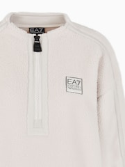 Emporio Armani EA7 Cream Contemporary Teddy Borg Fleece - Image 3 of 3