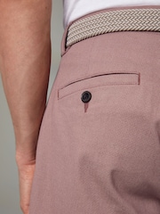 Pink Belted Chino Shorts - Image 3 of 9