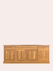 Laura Ashley Brown Garrat 4 Door 3 Drawer Sideboard - Image 2 of 4