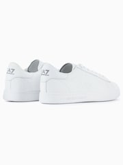 Emporio Armani EA7 Classic CC Court White Trainers - Image 2 of 5