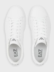 Emporio Armani EA7 Classic CC Court White Trainers - Image 3 of 5