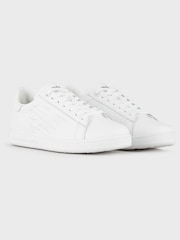 Emporio Armani EA7 Classic CC Court White Trainers - Image 4 of 5