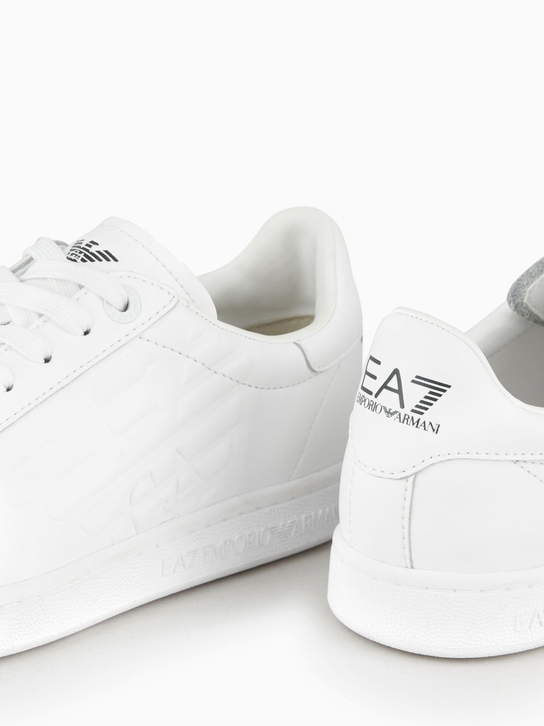 Ea7 white trainers discount