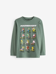 Mario Kart Green Gaming Long Sleeve T-Shirt (3-16yrs) - Image 1 of 3