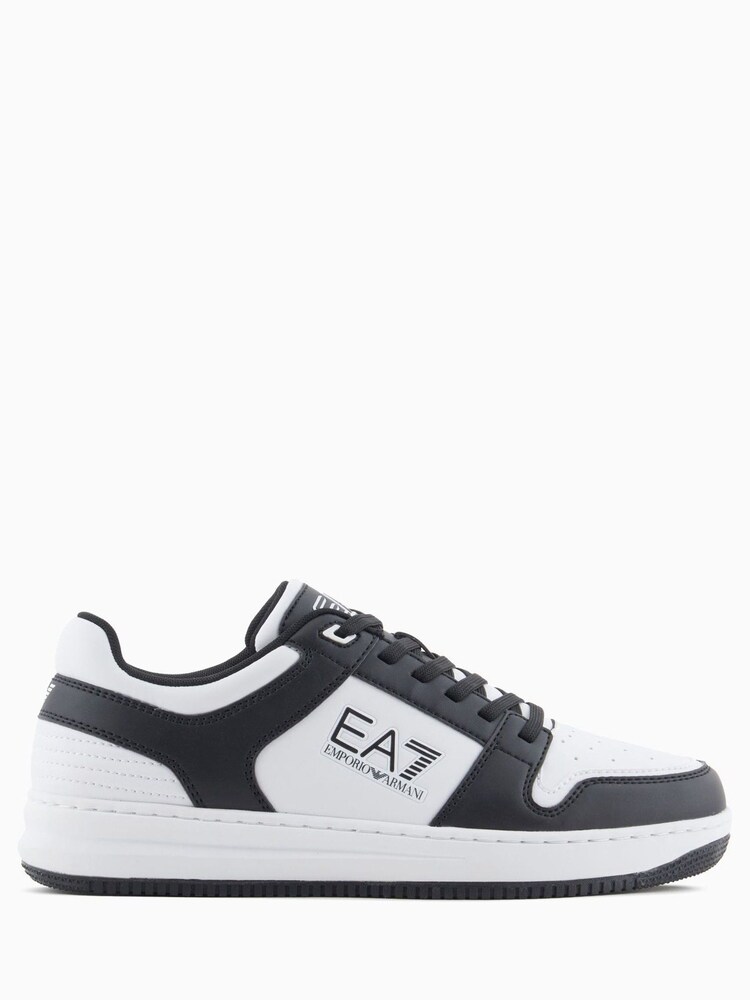 Emporio Armani EA7 Slasher Skater Black/White Trainers - Image 1 of 7