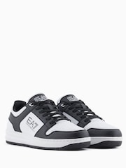 Emporio Armani EA7 Slasher Skater Black/White Trainers - Image 3 of 7