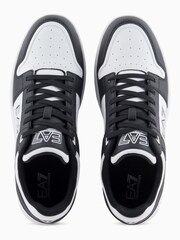 Emporio Armani EA7 Slasher Skater Black/White Trainers - Image 5 of 7